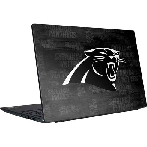 NFL Carolina Panthers Black & White Dell Vostro Skin